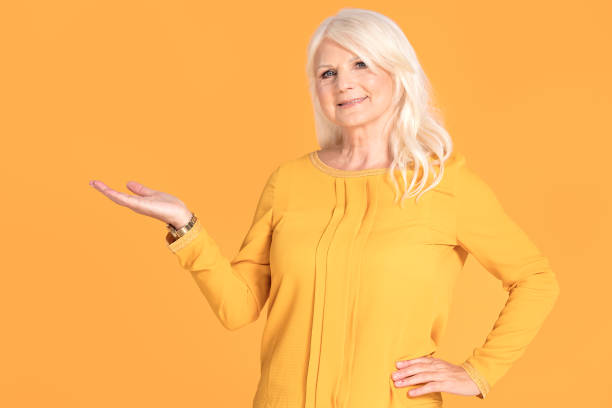 istock Attractive senior woman posing. 1061902422