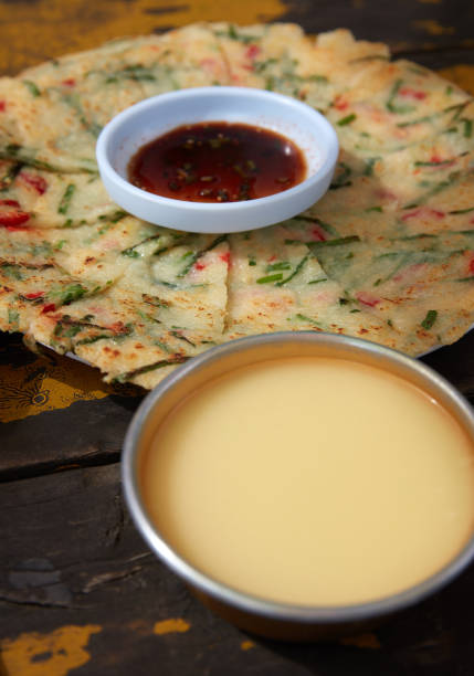 istock Gamjajeon and Makgeolli 1061922242
