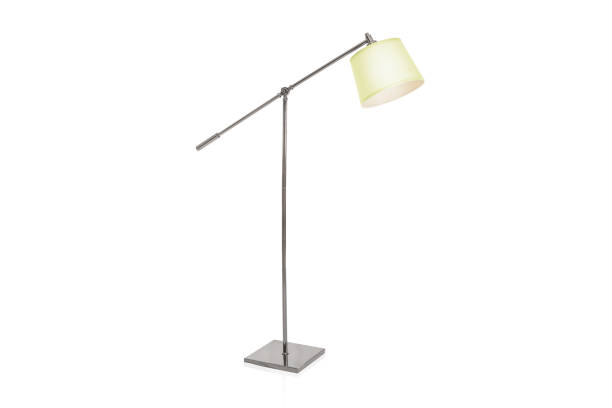 istock Decorative tripos standing light / FLOOR LAMP / LAMPSHADE isolated on white 1061925212