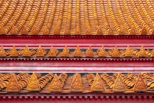 istock Decoration in wat Benjamaborpit or marble temple in Bangkok, Thailand 1061940296