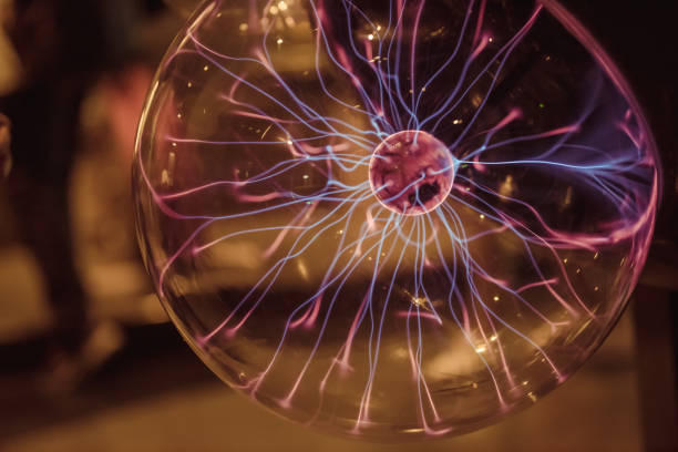 istock Close up of Plasma globe 1061946730