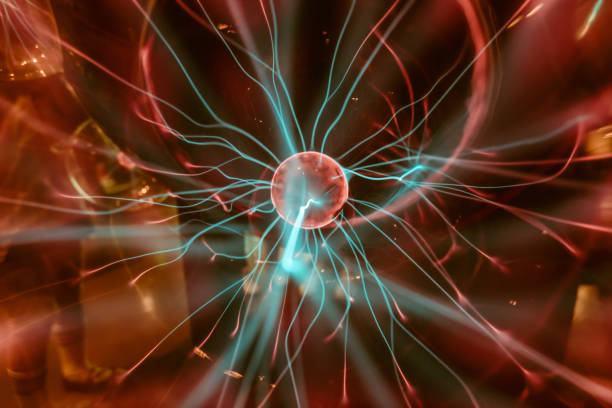istock Close up of Plasma globe 1061946770