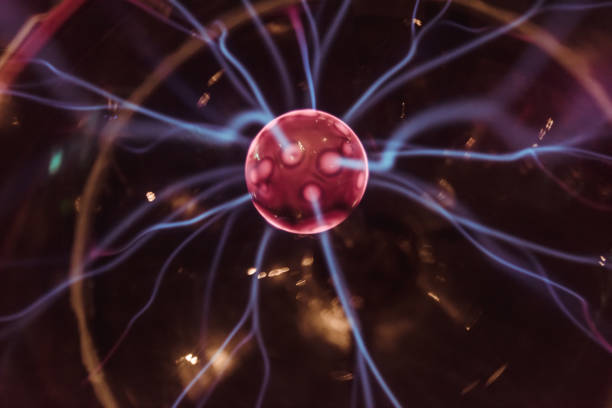 istock Close up of Plasma globe 1061946892
