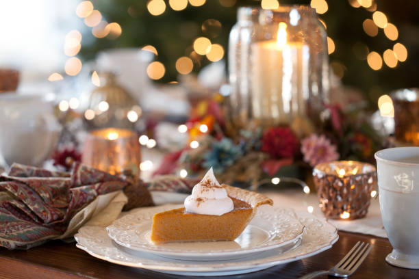 istock Holiday Pumpkin Pie with Whipped Topping 1061967938