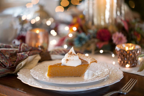 Holiday Pumpkin Pie with Whipped Topping