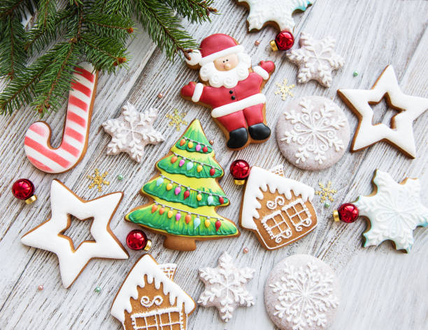 istock Christmas decoration with cookies 1061998384