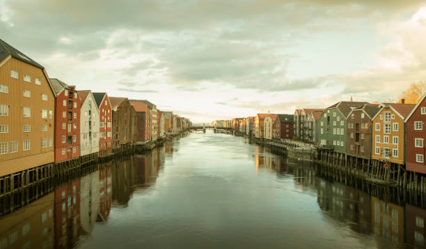istock Panorama of Trondheim, Norway 1062004808