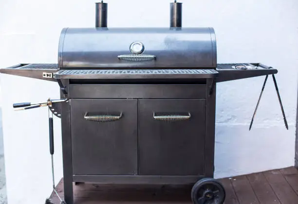 Barbecue Gas Grill Isolated