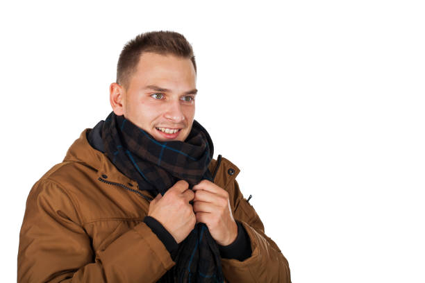 istock Young man wearing winter parka jacket 1062020918