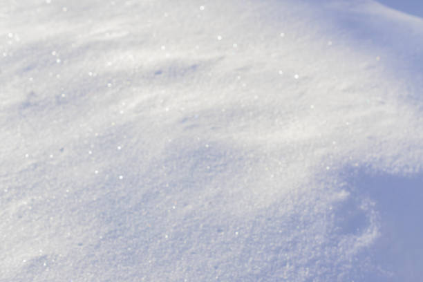 istock texture of white snow sparkling on the sun. Defocused background 1062024404