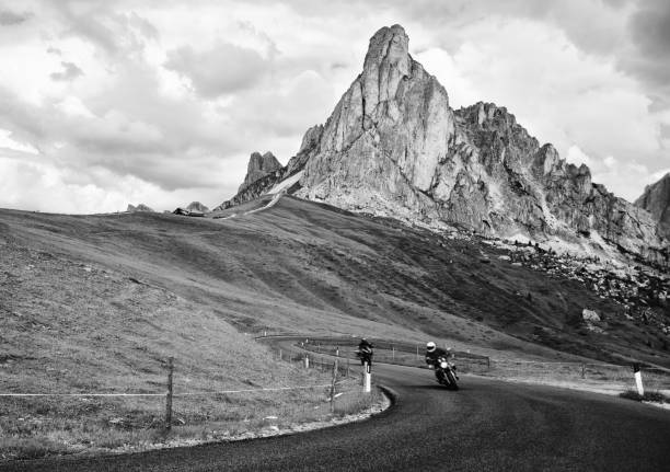 istock Motorcycle on Mountain Road, European Alps. 1062024830