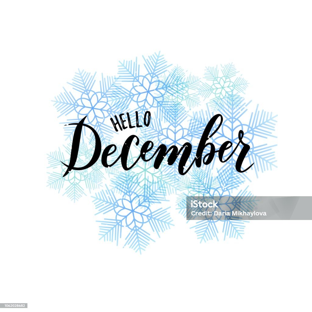 December Text Box Hand Sketched December Text Stock Illustration - Download Image Now ...