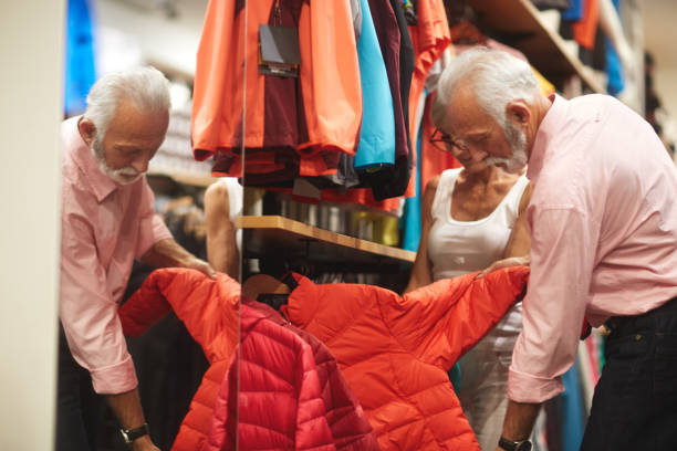 istock Senior couple shopping 1062030802