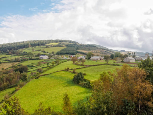 istock Lush green autumn countryside - Linares 1062033622