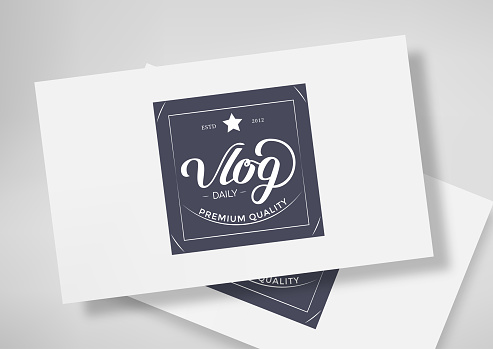 Lettering Design Template Stock Illustration - Download Image Now ...