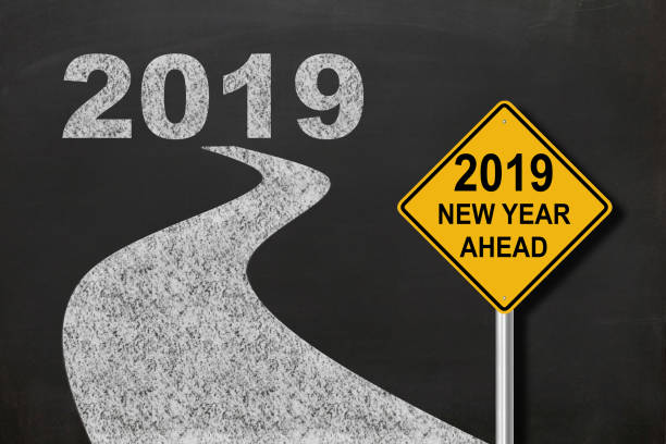 istock New year 2019 coming drawing background 1062042784