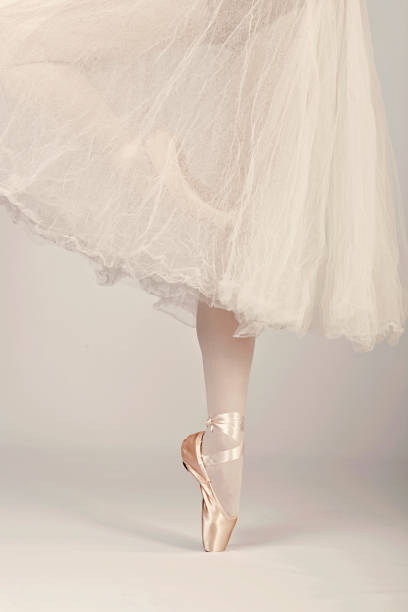 istock Ballerina standing on one leg - tip toes 1062052134