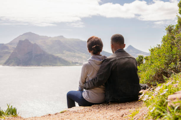 istock Young African couple enjoying view together 1062052266