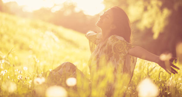 istock Receive love and energy from the sun. 1062054866