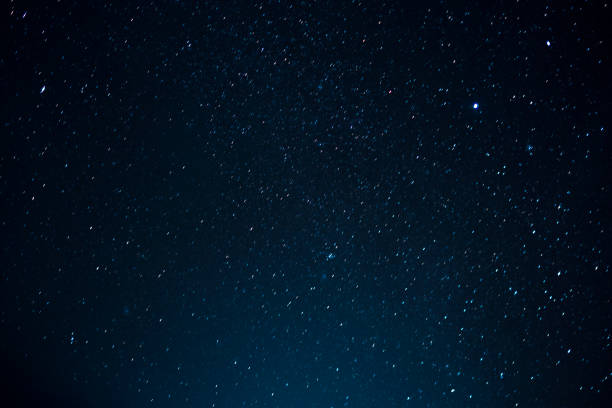istock Night scape with beautiful stary sky at the high mountain. Star texture. Space background. 1062055912