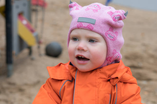 istock Child's emotions on the playground in autumn day 1062057664