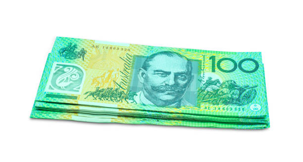 istock A group of Australian banknotes isolated on white background with clipping path. 1062062594