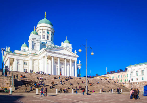 istock Helsinki Cathedral (St Nicholas' Church) on Senate Square, Helsinki, Finland 1062064660