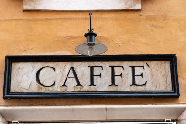 istock Italian sign for Caffe, or Coffee 1062092198