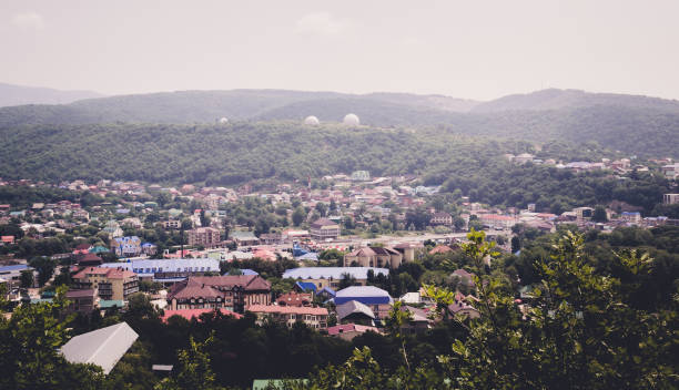 small village in the mountains