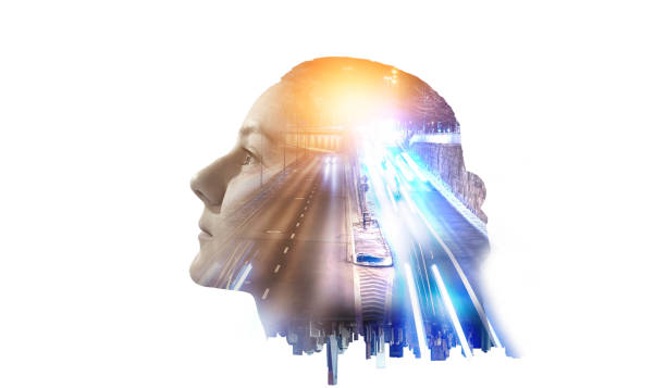 istock Double exposure effects for women . Mixed media 1062105800