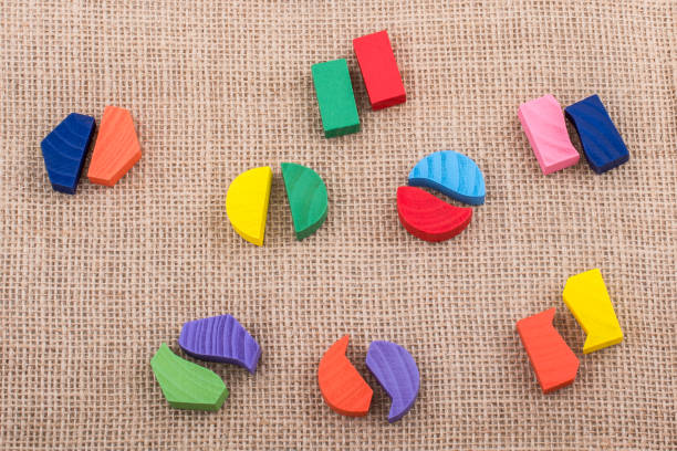 istock Colorful pieces of a logic puzzle 1062125848