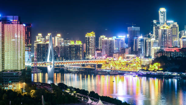 istock Chongqing City at Night 1062134358