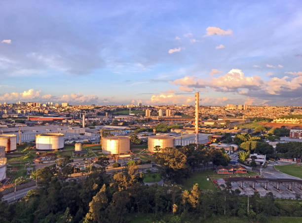 istock Sao Caetano skyline Brazil 1062140102