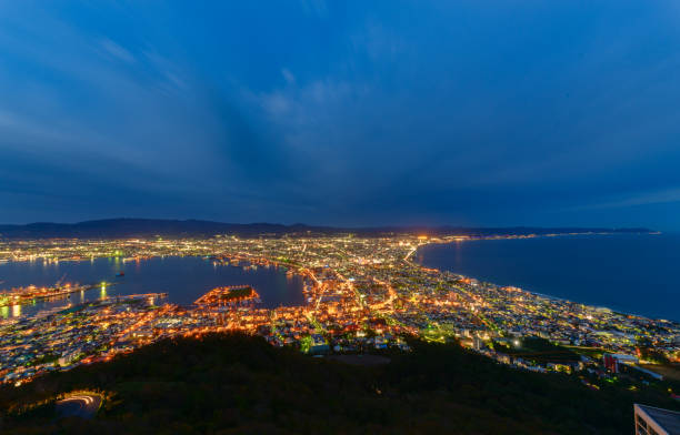 istock Hakodate City view from Mountain Hakodate 1062146046