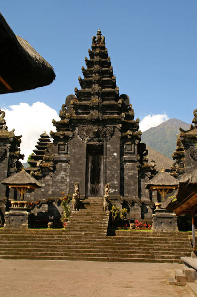 istock Temple made of lava stone 1062149462