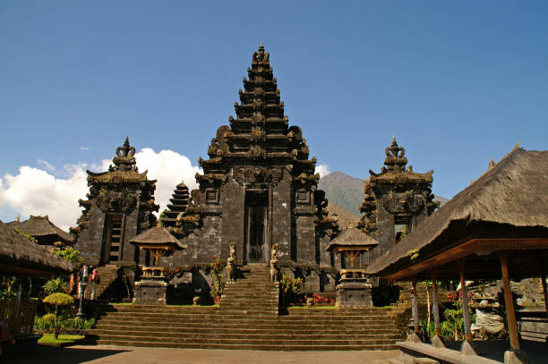 istock Temple made of lava stone 1062149468