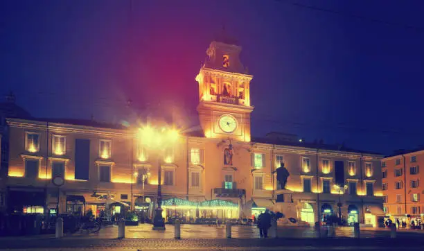 Photo of Governor Palace of Parma at night