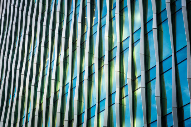 istock Abstract Multi Colored Modern Architecture in the City 1062154128