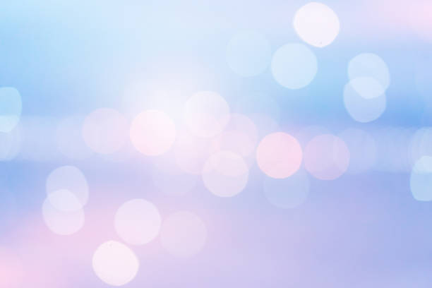 abstract blurred sunset dawn skyline background in pastel color tone with double exposure bokeh light for design as banner,ads,presentation,web concept