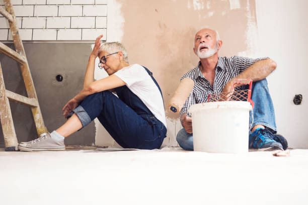 istock Couple remodeling their home 1062156444