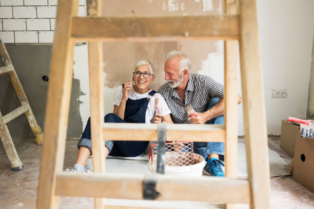 istock Couple remodeling their home 1062156520