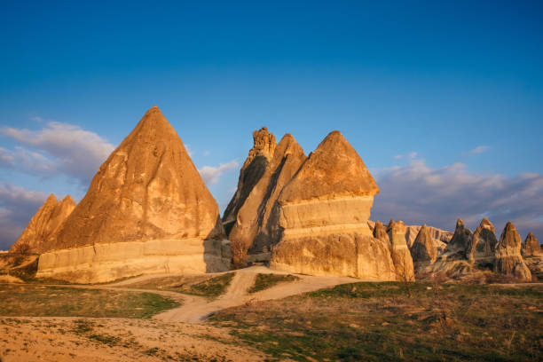 istock Colorful Red mountain valley in Cappadocia landscape at sunset 1062160776