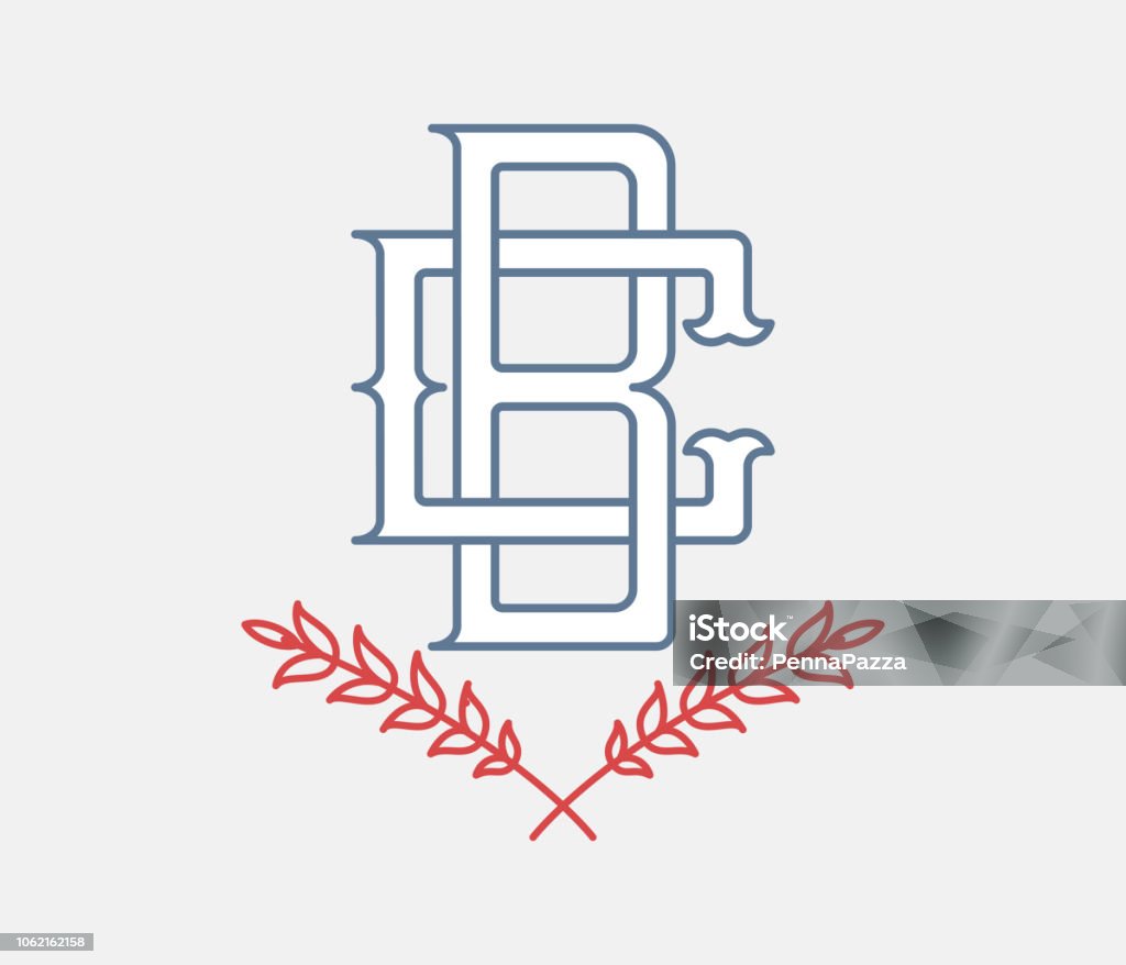 Baseball Champions monogram Baseball Champions monogram is a vector illustration about sport Logo stock vector