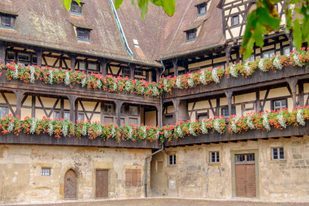 The Alte Hofhaltung is the former residential and commercial buildings of the episcopal court in Bamberg, built since the 15th century. Today it hosts the historical Museum of the city.