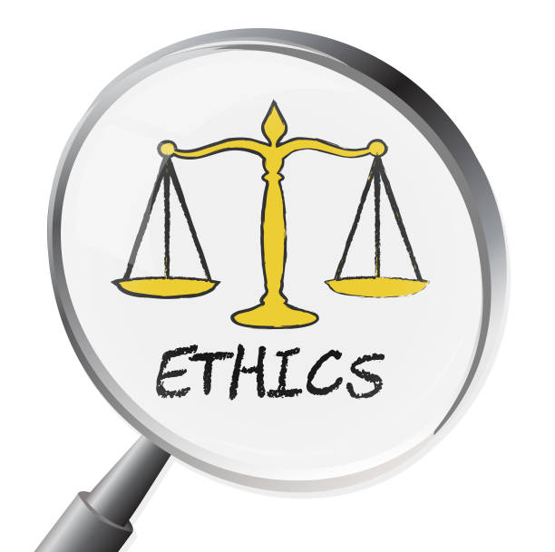 Free Stock Photo of Ethics Magnifier Represents Moral Stand And Ethos ...