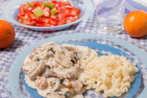 istock Pork beef stroganoff with mushrooms 1062185226