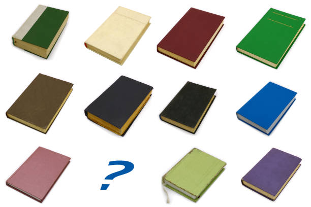 istock big set, old hardcover book, isolated 1062185590