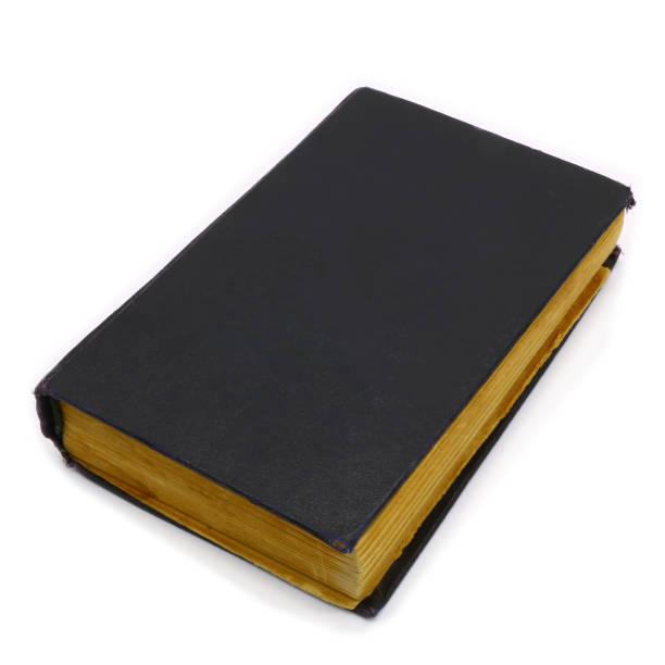 istock old hardcover book, isolated 1062185684