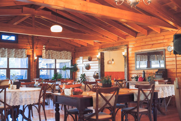 istock Country retro style restaurant interior 1062186678