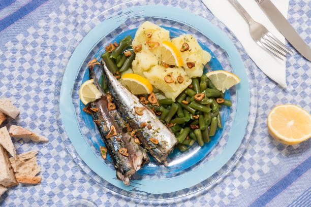 istock Portuguese mackerel fish meal 1062188562
